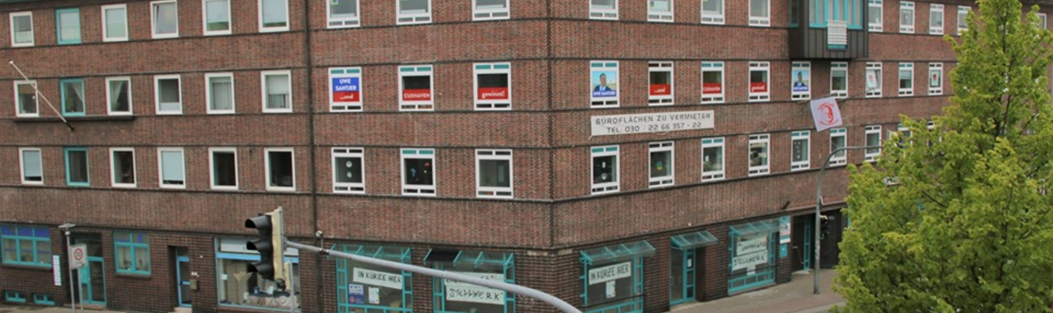 Außenansicht Gebäude Jugendcafé Stellwerk
