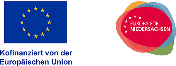 Förderlogos Bundesministerium und Europa für Niedersachsen